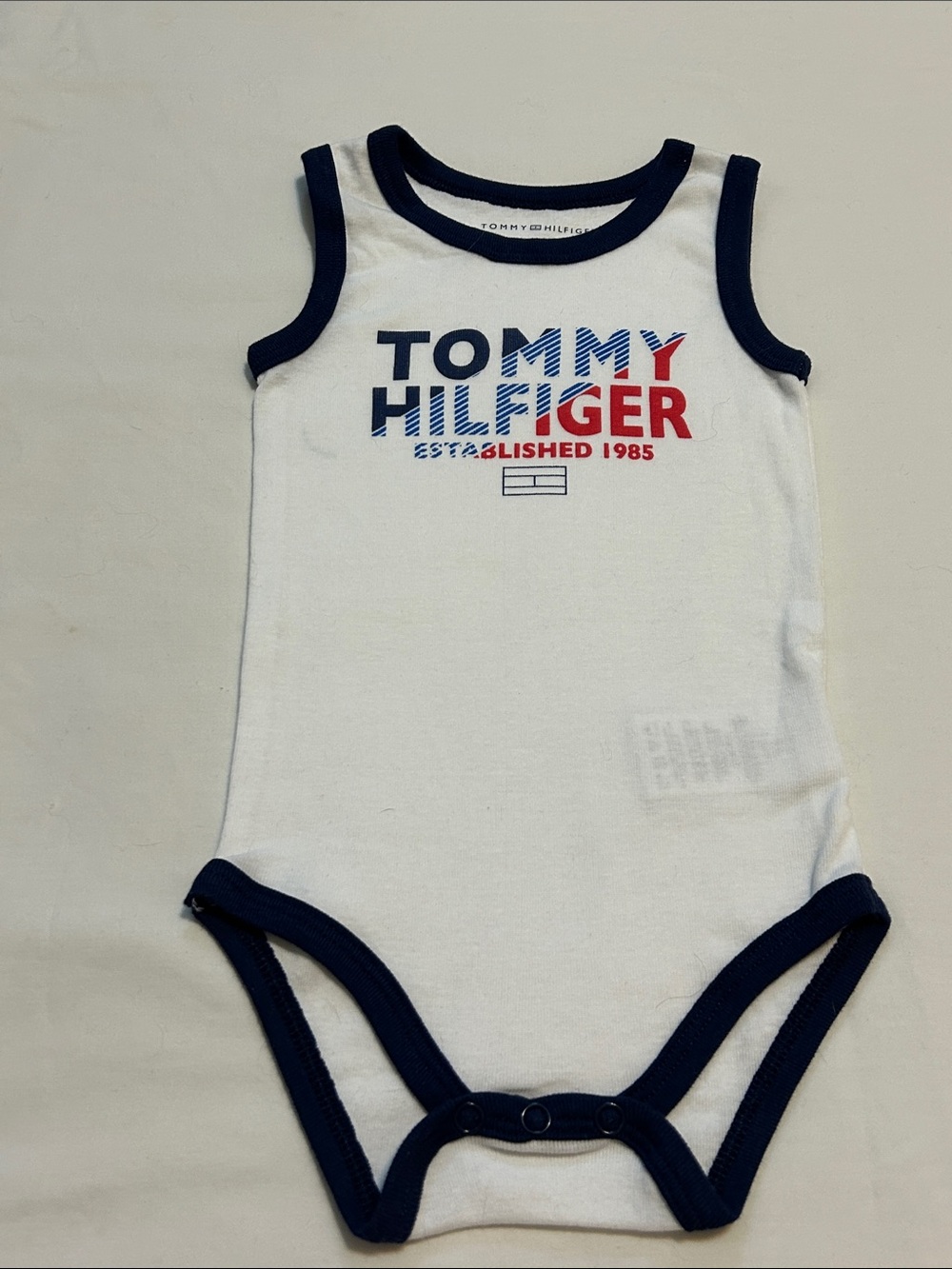 Tommy Hilfiger White Tank onesie
